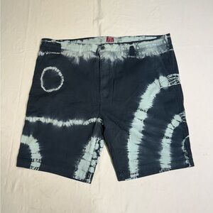 Men's Levi’s XX Chino Standard Taper Tye Dye Navy Blue Shorts Size 42 -9” Inseam